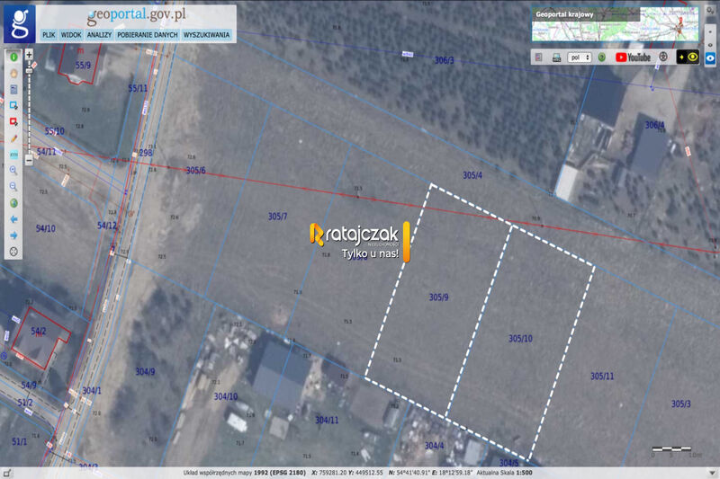Działki 1096 m2 z Warunkami Zabudowy | Domatówko - Domatówko