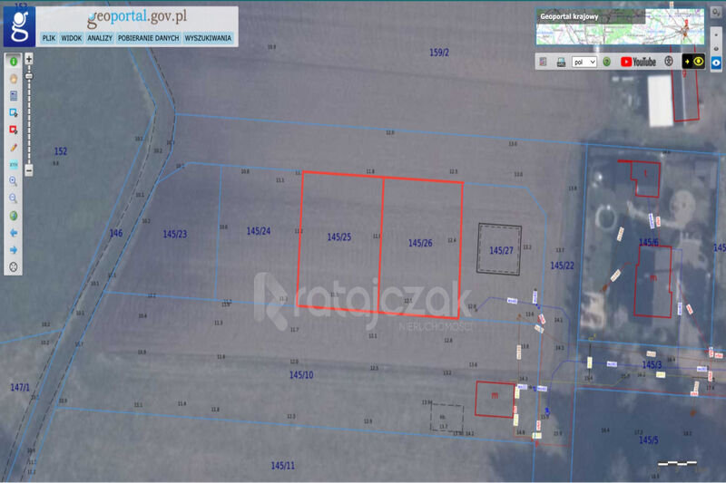 Uzbrojona działka 600 m² z Warunkami Zabudowy - Tyłowo