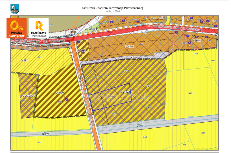 Mieszkanie na sprzedaż w Sztutowo, Przemysłowa   - 4522.00 m2