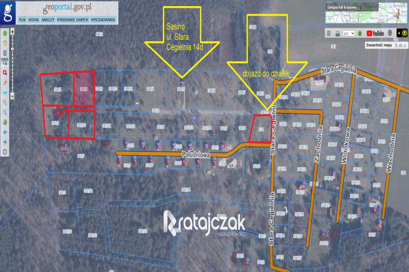 Działka z widokiem na morze | Sasino |  pod lasem - Sasino