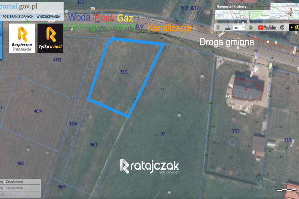 Działka budowlana nad morzem|KARWIA |LAS| 825m2 - Parszczyce