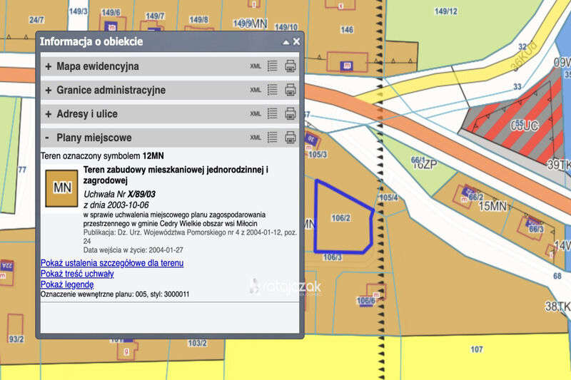 Działka budowlana 952 m² | Miłocin - Miłocin