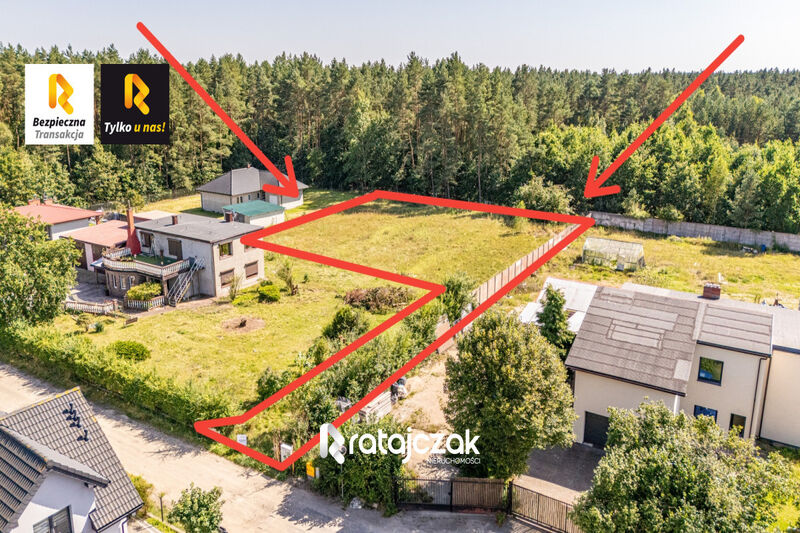 DZIAŁKA BUDOWLANA | UZBROJONA | ORLE | POD LASEM - Orle