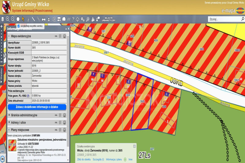 DZIAŁKA BUDOWLANA POD LASEM| 5km ŁEBA | NAD MORZEM - Żarnowska