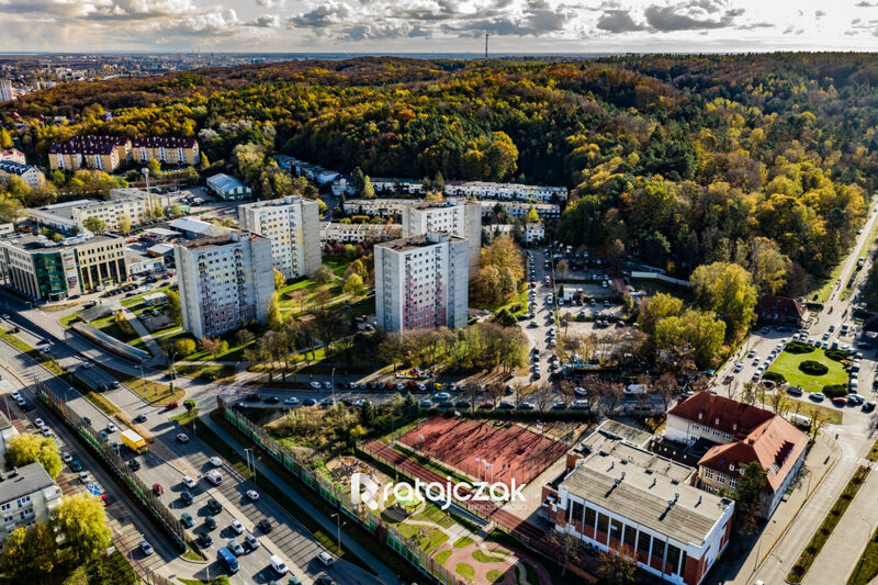 Widok na morze  ósme piętro. - Gdańsk